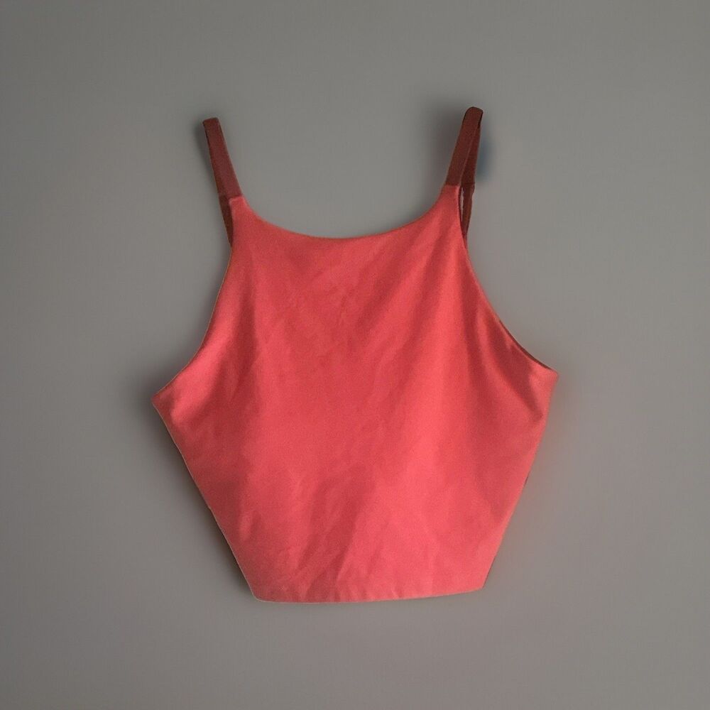 Athleta Ultimate High Support Sports Bra S A-C Hook & Eye Crossback Pink